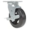 Vestil Rubber Swivel With Brake Caster 6 In. Diameter 2 In. Width 507 Lb. Capacity Black CST-VE-6X2MR-SWB - alternate 5